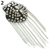 1Pc Punk Gothic Rivet Spike Epaulet Shoulder Board Mark Tassel Brooch Jewelry
