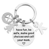 Cute Baby Clover Personalized Keychain Mother's Day Gift For Your Mom Free to Engrave Name