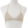 Sexy Body Chain With Rhinestone Bra Crystal  Jewellery Chest For Ornaments Decoration Women'S Jewelry