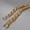 Woman Bag Accessory Detachable Parts Replacement Chain Solid Gold Metal  Strap Women Shoulder Handle Chain