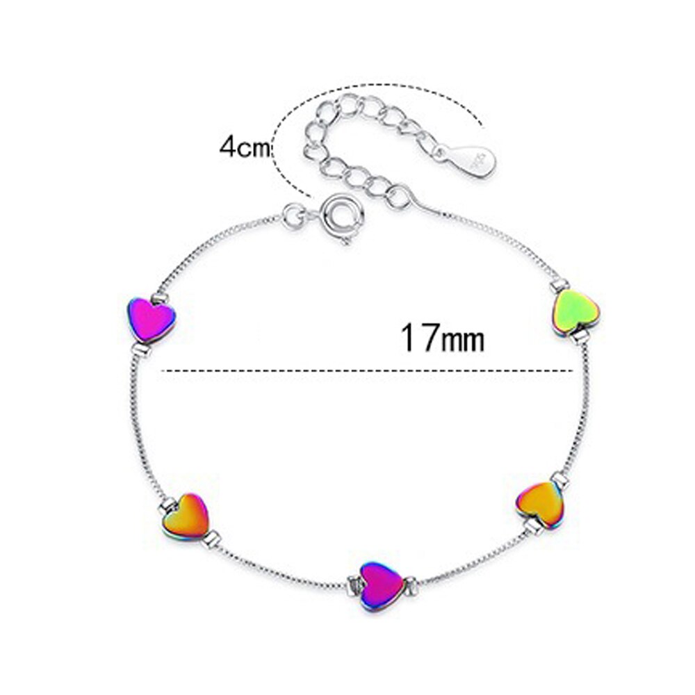 Heart Chain Women Bracelets For Women Designer Silver Color Jewelry Trend Accessories  Christmas GaaBou