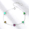 Heart Chain Women Bracelets For Women Designer Silver Color Jewelry Trend Accessories  Christmas GaaBou