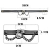 Heart Chains Choker Necklace Women Jewelry Punk Heart Dangle Pendant PU Leather Neck Collar Anime Hip Hop Ins Jewelry X624