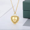 Heart Cross Necklace For Women Stainless Steel Goth Gold Color Pendant Necklaces Wedding Band Couple Jewelry Gift collares mujer