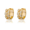 Heart Crystal Hoop Earrings For Women Girls Bohemian Shiny Cubic Zirconia Earrings 2023 Trend Wedding Couple Jewelry brincos