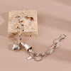 Heart Cuba Chain  Bracelets For Women Aesthetic Retro Girl Jewelry Ladies Gift  Christmas GaaBou Jewellery