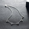 Heart Necklaces 2022 Woman Plate Silver  Designer Jewelry Accesories  Gift Female GaaBou Jewellery