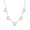 Heart Necklaces 2022 Woman Plate Silver  Designer Jewelry Accesories  Gift Female GaaBou Jewellery