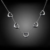 Heart Necklaces 2022 Woman Plate Silver  Designer Jewelry Accesories  Gift Female GaaBou Jewellery