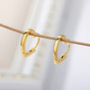 Heart Hoop Earrings For Women Stainless Steel Gold Color Circle Hoops Earrings 2023 Trend Jewelry Valentine's Day Gift femme