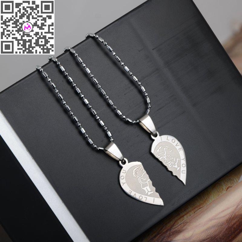 Heart-Shape-I-Love-You-Letters-Pendant-New-Couple-Lovers-Necklaces-Fashion-Men-s-Women-s