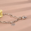 Heart LOVE Necklaces Women's Neck Chain 925 Stamp Silver Color Necklace Steampunk  Quality Jewelry