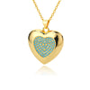 Heart Necklace For Women Cubic Zirconia Crystal Lover Couple Necklaces 2023 Trend Female Wedding Band Jewelry collares mujer