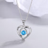 Heart Necklace For Women Pendant 925 Stamp Silver Color Aesthetic Korean Chain Designer  Fine Jewelry Accessories