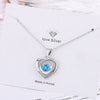 Heart Necklace For Women Pendant 925 Stamp Silver Color Aesthetic Korean Chain Designer  Fine Jewelry Accessories