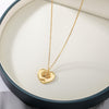 Heart Necklace For Women Stainless Steel Engraved Tree Pendant Necklace Valentine's Day Choker Couple Jewerly Gift Collar Femme