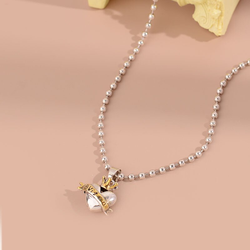 Heart Pendants Beaded Necklace Female Aesthetic Necklaces Designer  Woman Jewelry Sexy Accessories  GaaBou