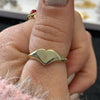 Heart Rings For Women Stainless Steel Gold Color Female Ring Wedding Band 2023 Trend Jewelry Couple Gifts Bijoux Femme