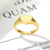 Heart Rings For Women Stainless Steel Gold Color Female Ring Wedding Band 2023 Trend Jewelry Couple Gifts Bijoux Femme
