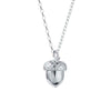 Heart Shape Acorn Necklace Can Open Pinecone Cone Box Women Girls Jewelry 2022 New