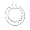 Heart Women's Neck Chain Necklace For Women Sexy Accessories Punk Jewelry Trend 2022 Gift Female  GaaBou