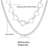 Heart Women's Neck Chain Necklace For Women Sexy Accessories Punk Jewelry Trend 2022 Gift Female  GaaBou