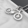 Heavy Industry Machinery Gear Pendant Stainless Steel Bicycle Shape Men's and Women's Titanium Steel Necklace
