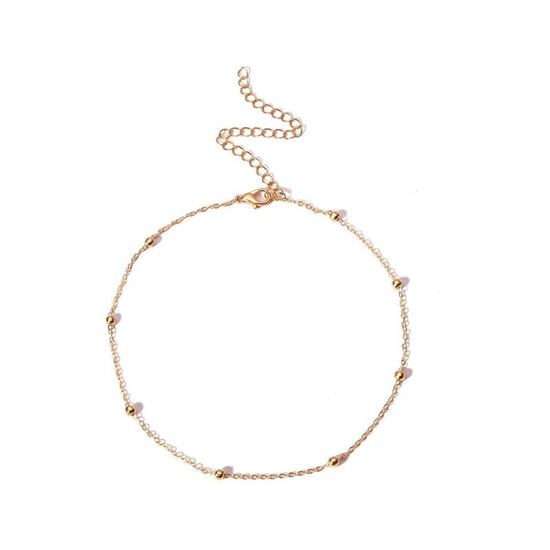 HebeDeer Trendy Simple Choker Girls Multilayer Necklace Jewelry Silver Color Geometric Necklaces Link Chain Women Collares