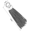 1Pc 10/11/15mm Metal Chain Tassel Zinc Alloy Keychain Decor for Handbags Small Ornaments Tassel Buckle Bags Hardware Accessories