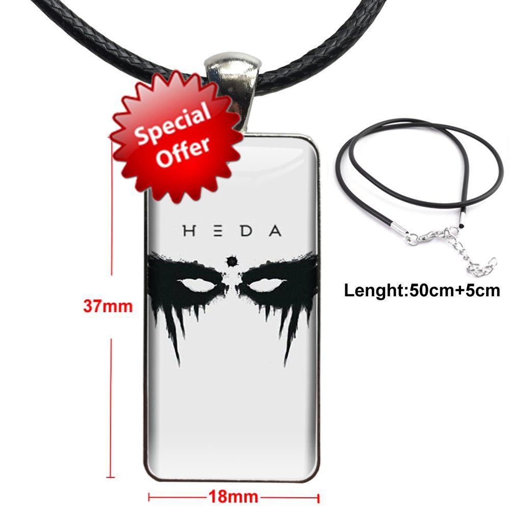 Heda-collar de acero con colgantes para mujer y niño, joyería de Color, collares de vidrio, serie Tv, Lexa, 100