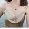 925 Stamp Silver Color Square Geometry Pendants And Necklaces For Women Wedding Party Jewelry 2022 Jewelry Female Gifts GaaBou