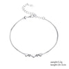 Pretty romantic heart box chain 925 sterling silver Bracelet for woman fine jewelry Wedding party friend gifts