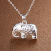 925 Stamped Silver cute elephant pendant Necklace For Women  designer Jewelry Wedding party gifts streetwear
