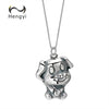 Hengyi 925 Sterling Silver Naughty Classic Animal Dog Choker Statement Pendant & Necklace for Women Halloween Gift