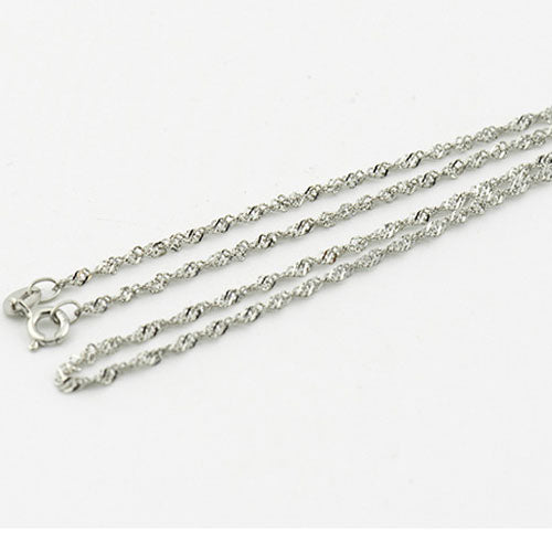 Hengyi New Arrival 925 Sterling Silver Chain Necklace for Women Casual Trendy Style Party Brand Fine Jewelry