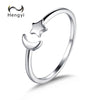 Hengyi Star Moon Shape 925 Sterling Silver Finger Trendy Classic Wedding Bride Fine Jewelry 2020 Hot Sale