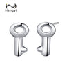 Hengyi Trendy Key 925 Sterling Silver Stud Earrings for Women Classic Sporty Friend Lover Halloween Gifts