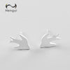 Hengyi bird 925 Sterling Silver Stud Earrings for Women Cute Lovely Party Birthd Brand Fine Jewelry