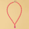 Hesiod 2022 Candy Color Mini Bear Necklace for Women Girl Christmas Gifts Cartoon Pendants Necklaces Birthday Jewelry Gifts