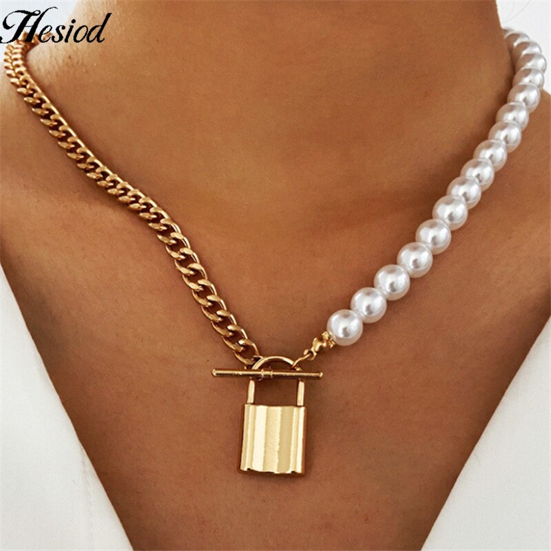 Hesiod Vintage Bohemia Multi-layer Hollowed Flower Necklace For Women Rhinestone Crystal Collar Necklace Pearl Choker