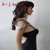 Scalemail Mermaid Gold Fish Scales Shoulder Chains Layers Scale Chainmail Gold Single Fish Scale Shoulder Jewelry