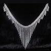 2022 Jewelry Waist Chain Crystal Rhinestone Decor Sexy Belly Chain Tassel Body Chain Accessories for Summer Beach