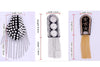 Metal Tassel Epaulette Shoulder Accessories Patch Punk Rock Brooch Tassel Epaulets Punk Style Metal Texture Fringe Epaulette