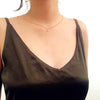 Women Long Necklace Body Sexy Chain Bare Back Gold Silver Color Crystal Pendant Chain Necklace Backdrop Beach Body jewelry