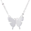 Real 925 Sterling Silver Long Lovely Butterfly Necklaces Pendant Fashion Sterling-Silver-Jewelry Stament Necklace Women