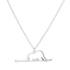 animal cute   Little Prince necklace jewelry Elephant in a snake Charm women child jewelry birthd present Gift