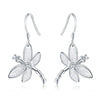925 Stamp Silver Color Retro Zircon Dangle Earrings For Women Animal Drop Earrings Wedding Party Jewelry Christmas GaaBou