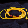 High Amber Floating Brine Necklace Rope Fashion Beeswax 4mm Beads Necklace Cord Rope 50cm DIY Jewelry Accessories
