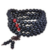 High Grade 74cm Wood Prayer Beads Bracelet Buddhist Buddha Pr Bangle Fine Jewelry For women men