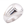 High Polished Signet Solid Stainless Steel Man Ring 316L Stainless Steel Biker Ring for Men